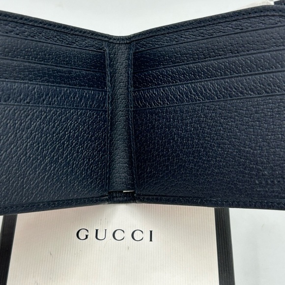 Gucci multicolor canvas/leather  bifold wallet, made in Italy - Picture 9 of 9
